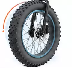 E-Bike popular com pneus gordos