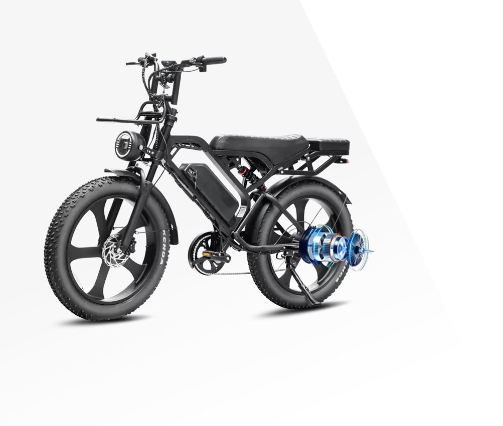 Motor de potência total de 500 W