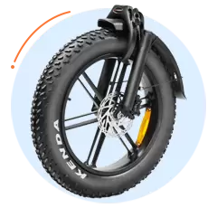 E-Bike popular com pneus gordos