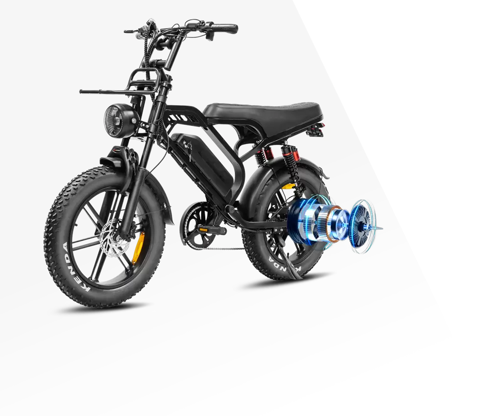 Motor de potência total de 500 W
