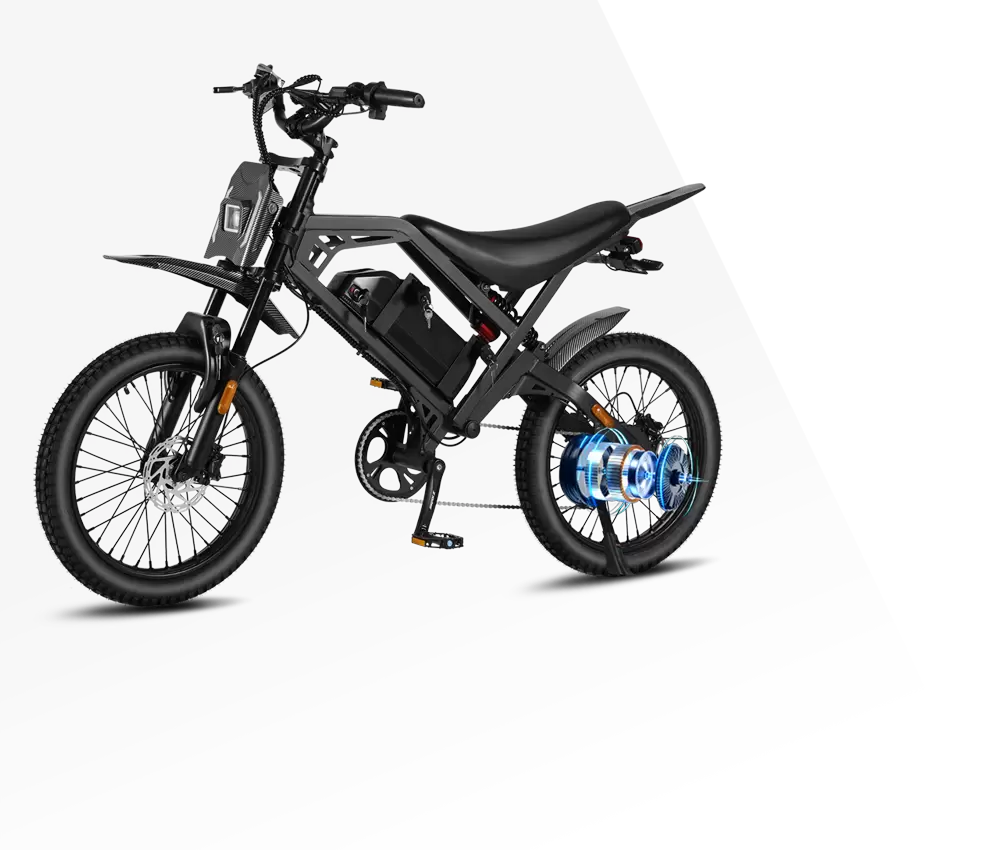 Motor de potência total de 500 W