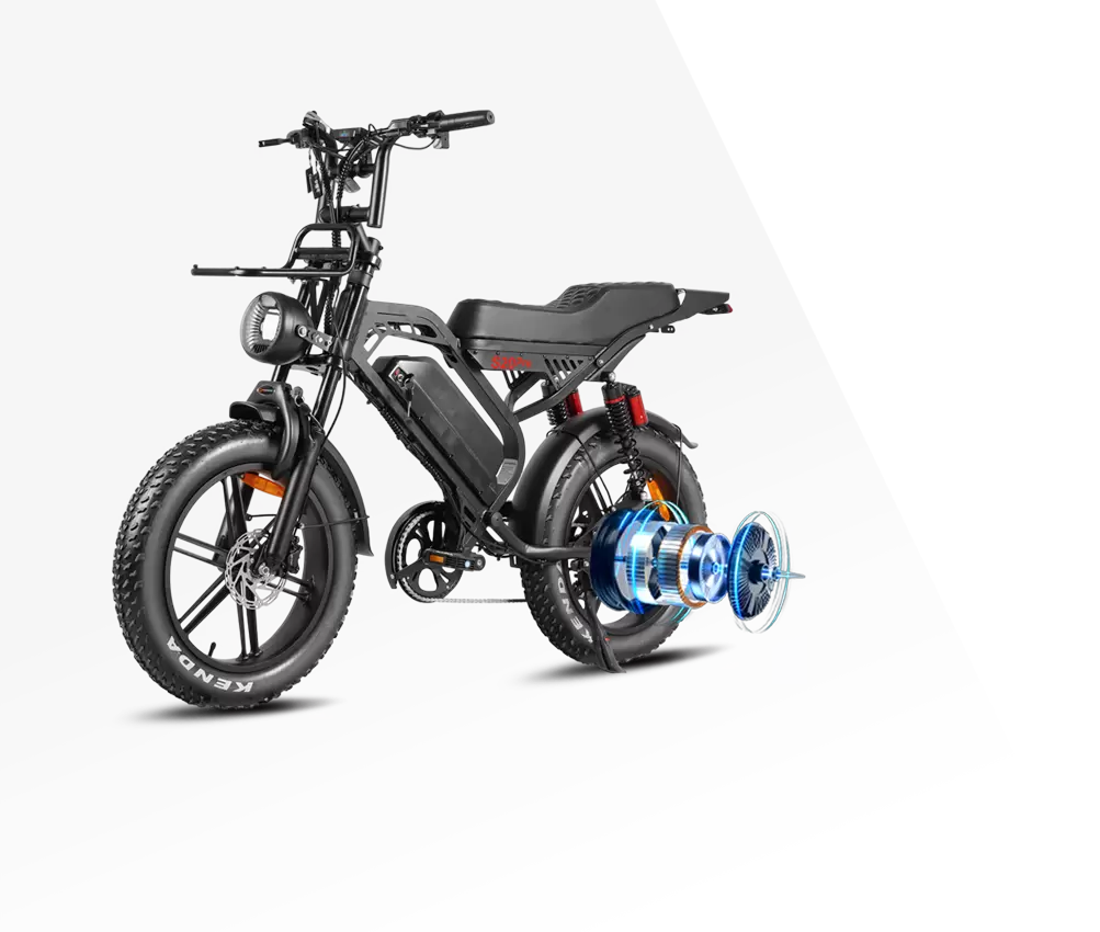 Motor de potência total de 500 W