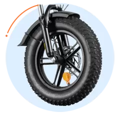 E-Bike popular com pneus gordos