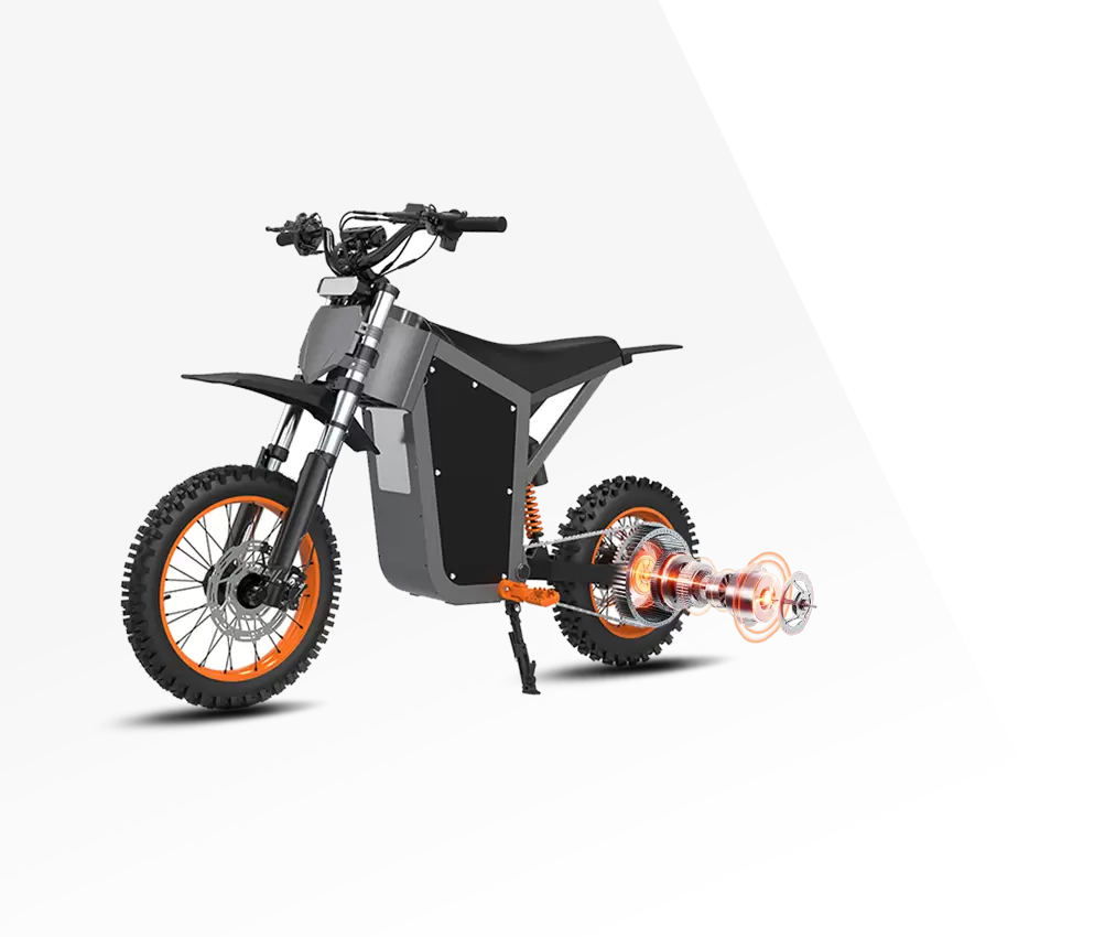 Motor de potência total de 750 W
