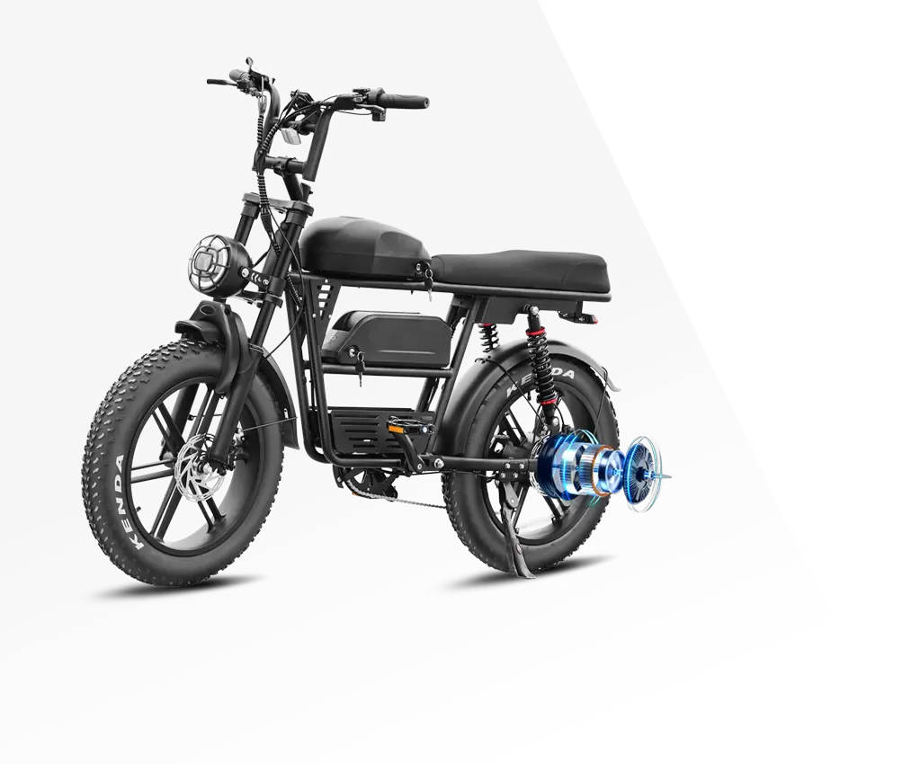 Motor de potência total de 500 W