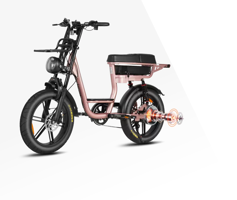 Motor de potência total de 500 W