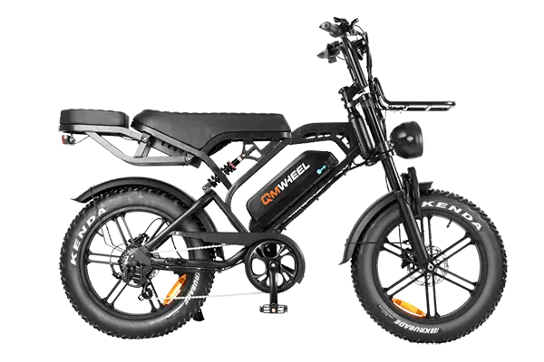 Bicicletas el&eacute;tricas com pneus gordos