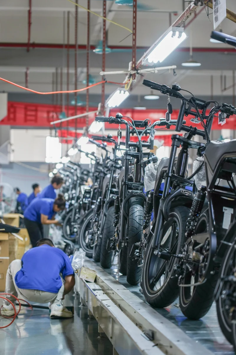 Fabricação de bicicletas elétricas personalizadas