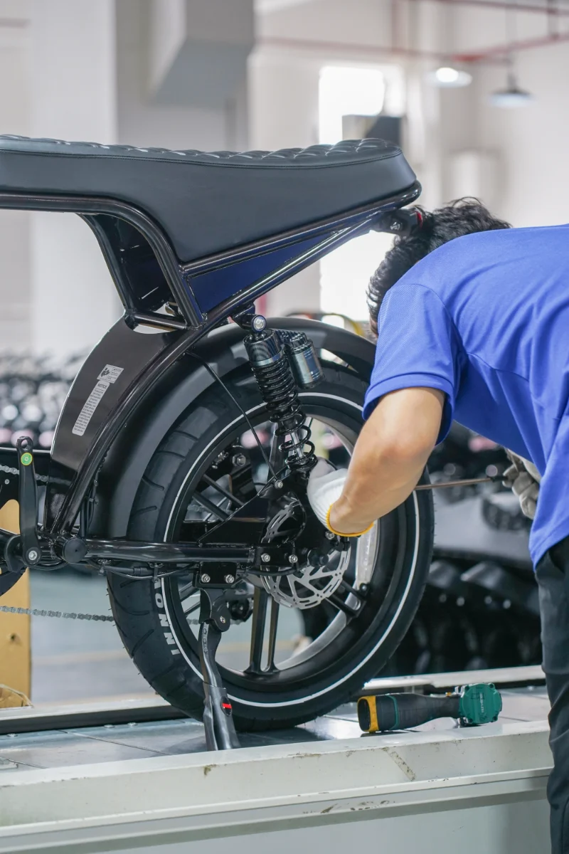 Fabricação de bicicletas elétricas personalizadas