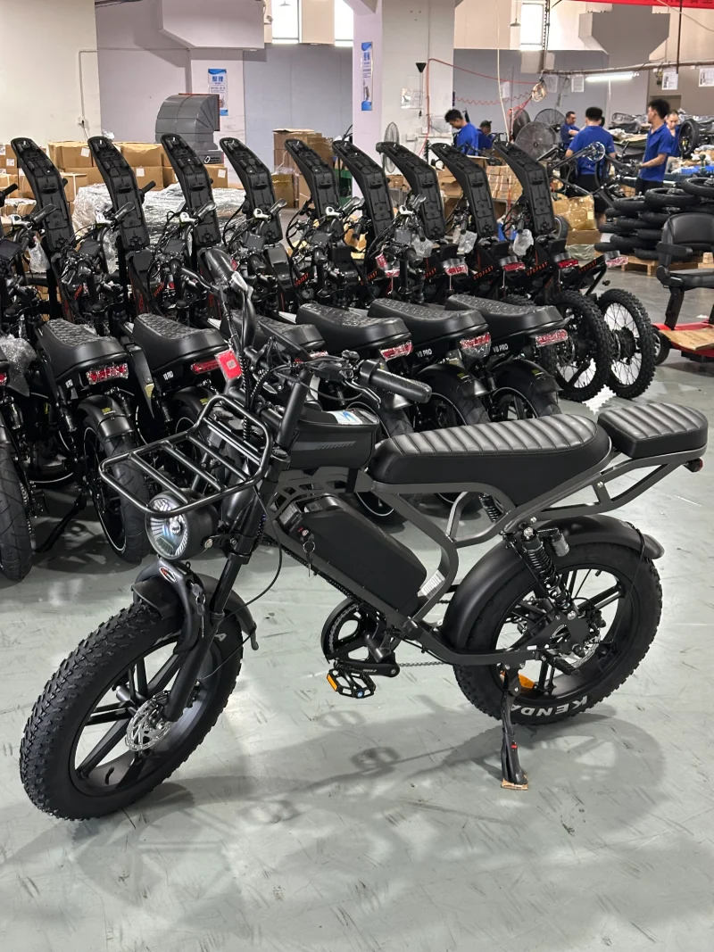 Ebike com pneu gordo de longo alcance