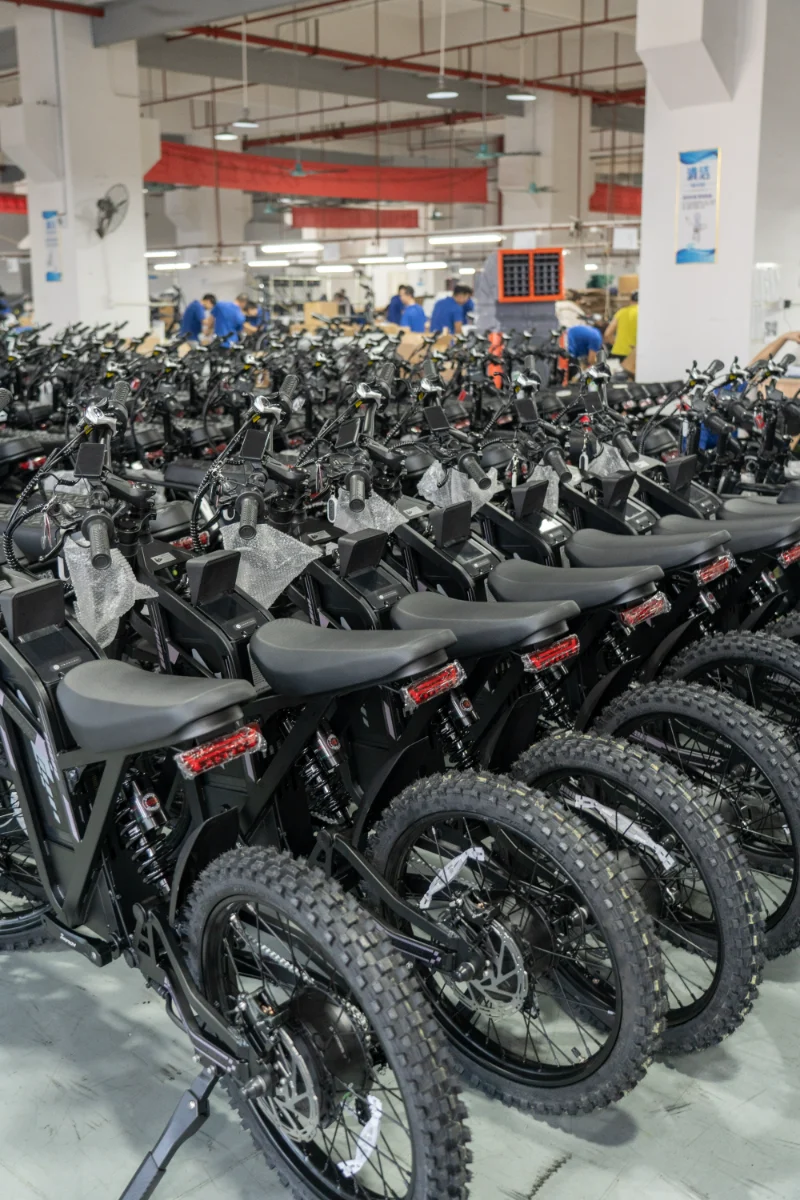 Bicicleta el&eacute;trica com pneus grossos de bateria dupla para estradas de cascalho e aventuras ao ar livre