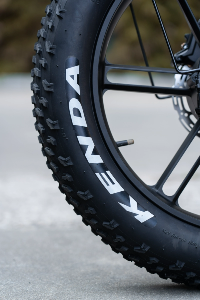 Ebike com pneu gordo de longo alcance